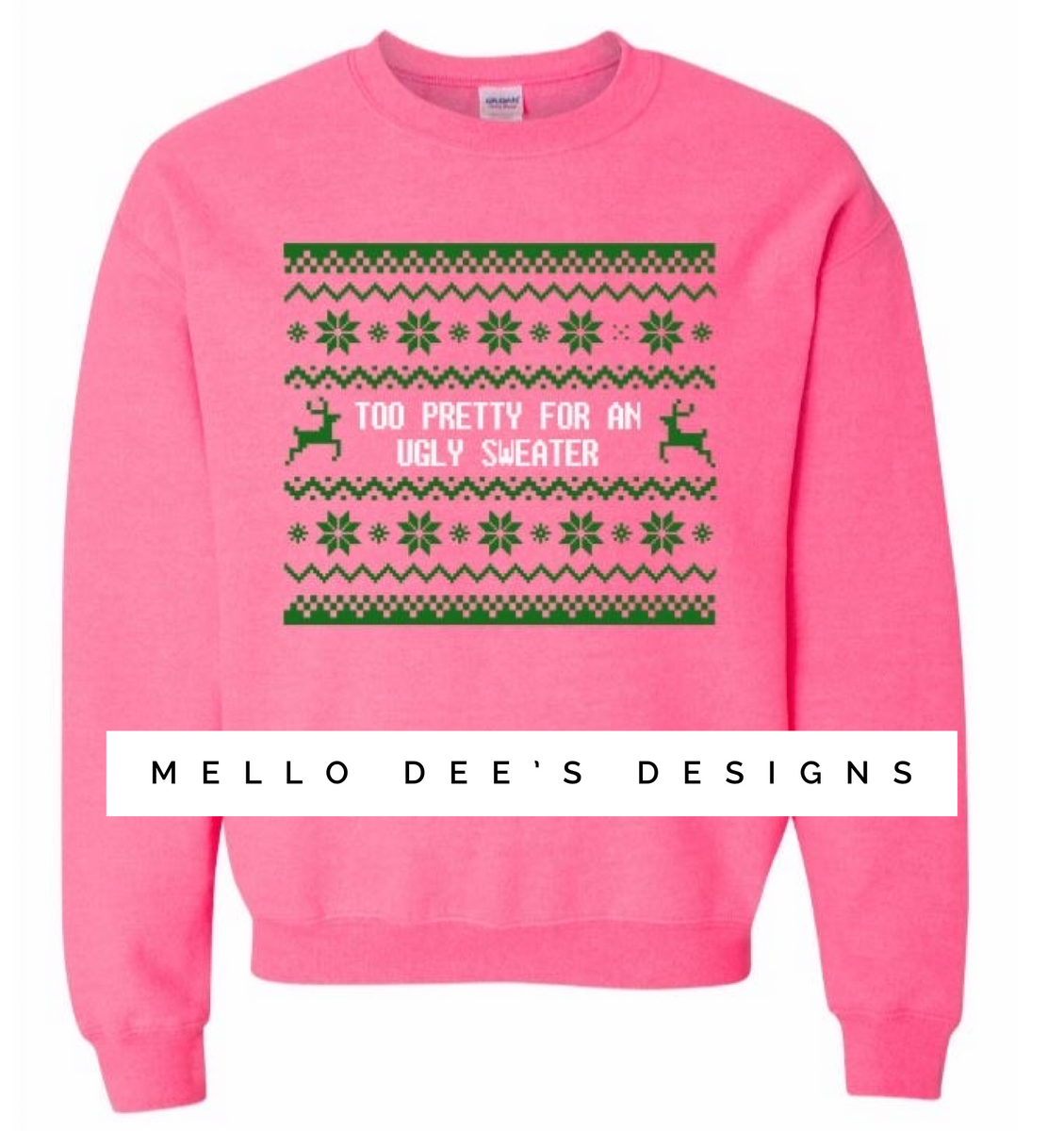 Pink ugly christmas outlet sweaters