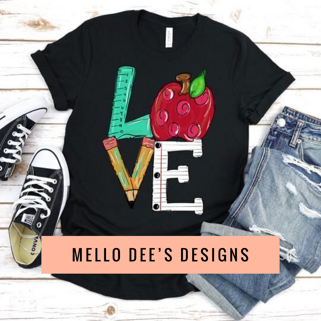 LOVE Teacher Tee